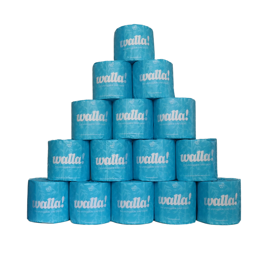Walla Uncloggable Bamboo Toilet Paper